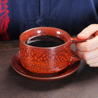 Sunset Jian Zhan Tenmoku Coffee Cup