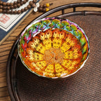 Peacock Tail Jian Zhan Tenmoku Tea Cup