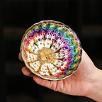 Peacock Tail Jian Zhan Tenmoku Tea Cup