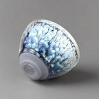 peacock jian zhan tenmoku ware tea cup
