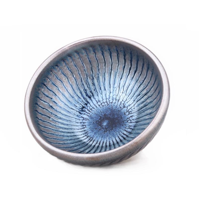 Thread Chawan Tenmoku Tea Bowl