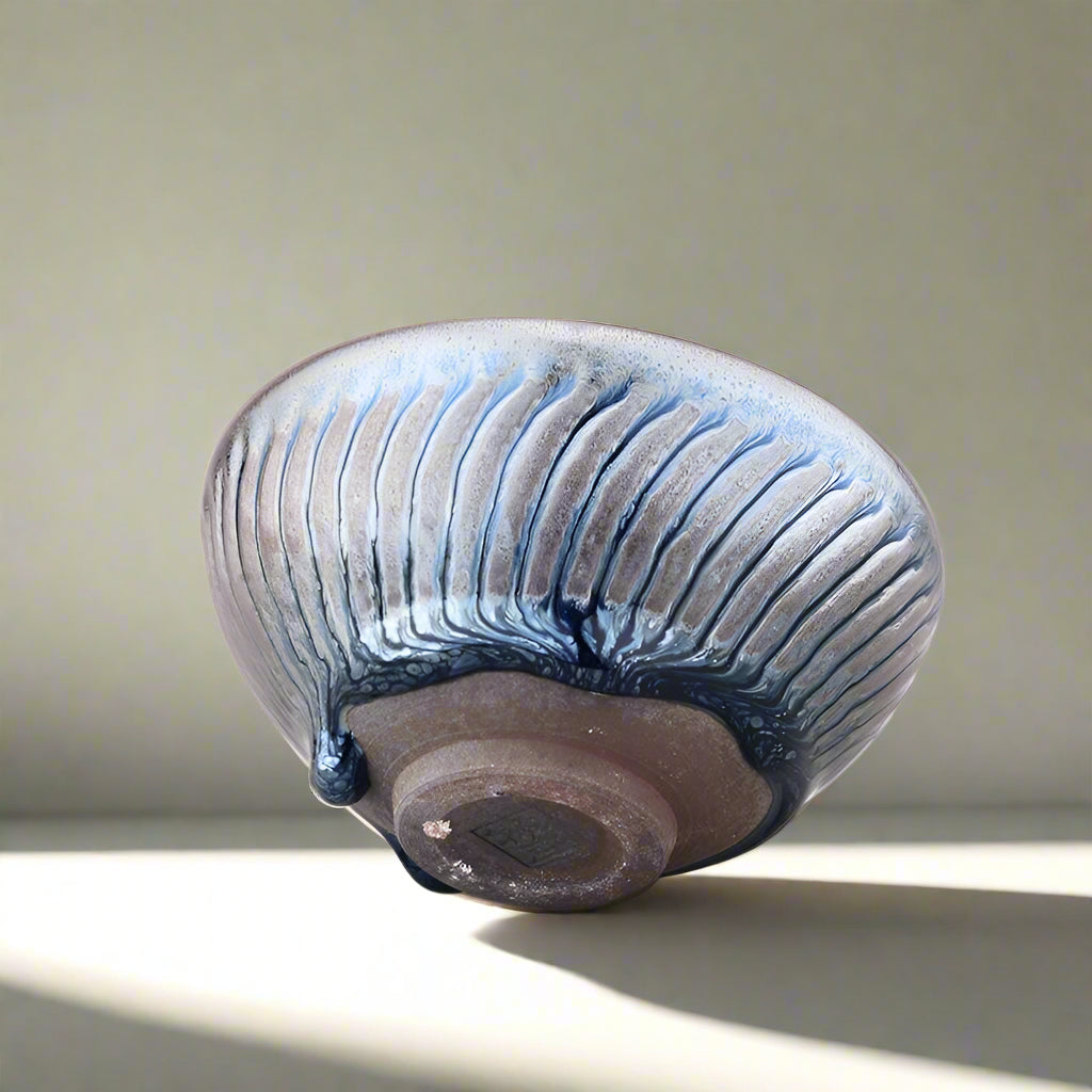 Thread Chawan Tenmoku Tea Bowl