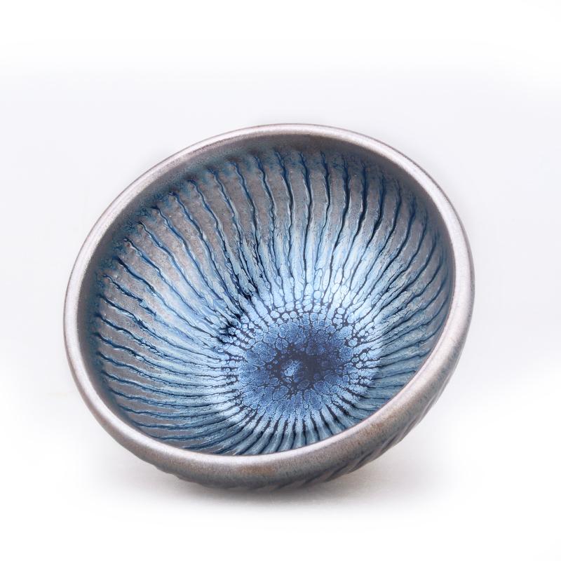 Thread Chawan Tenmoku Tea Bowl