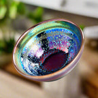 splash jian zhan tenmoku ware tea cup