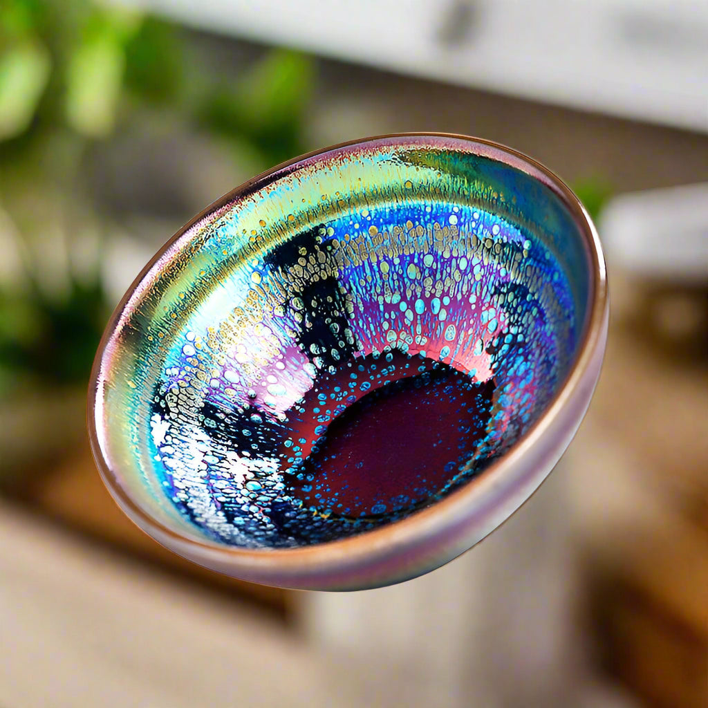 splash jian zhan tenmoku ware tea cup