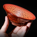 Red Partridge Jian Zhan Tenmoku Tea Cup