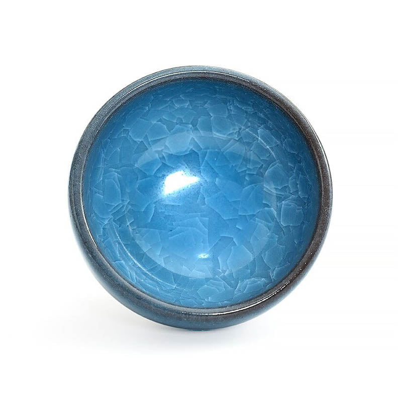 Sky Blue Jian Zhan Tenmoku Tea Cup