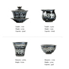 Oil Spots Tenmoku Jian Zhan Tea Set