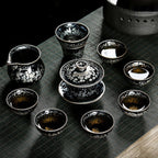 Oil Spots Tenmoku Jian Zhan Tea Set