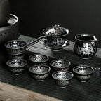 Oil Spots Tenmoku Jian Zhan Tea Set