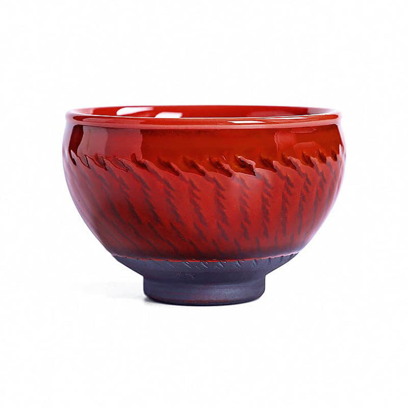 Spiral Jian Zhan Tenmoku Tea Cup