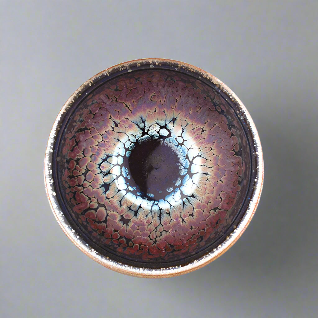 OilSlick Jian Zhan Tenmoku Tea Cup