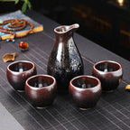 tears glazed sake set