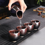 tears glazed sake set