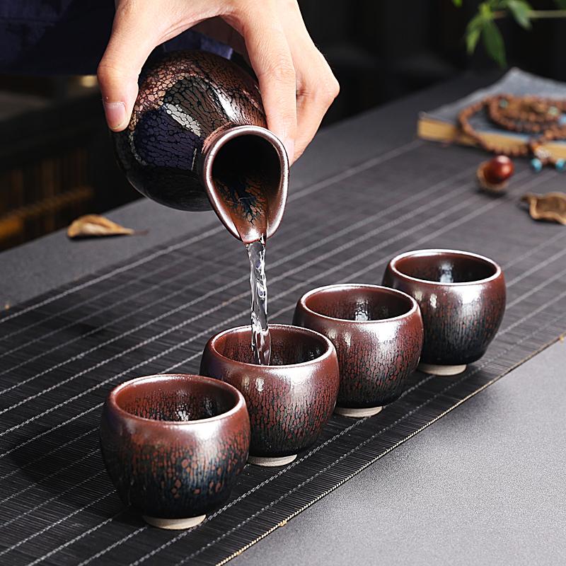 tears glazed sake set