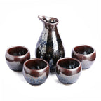 tears glazed sake set