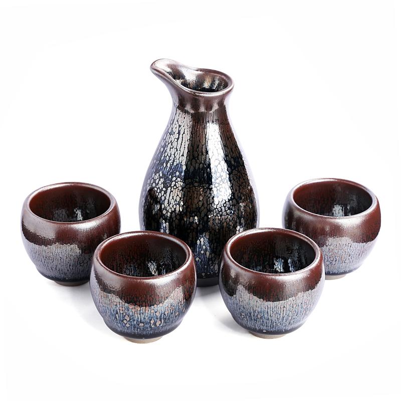 tears glazed sake set