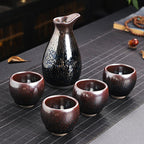 tears glazed sake set