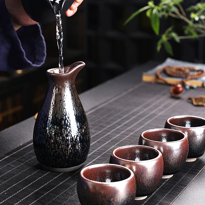 tears glazed sake set