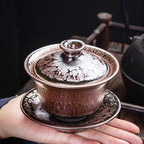 Sunset Tenmoku Jian Zhan Tea Set