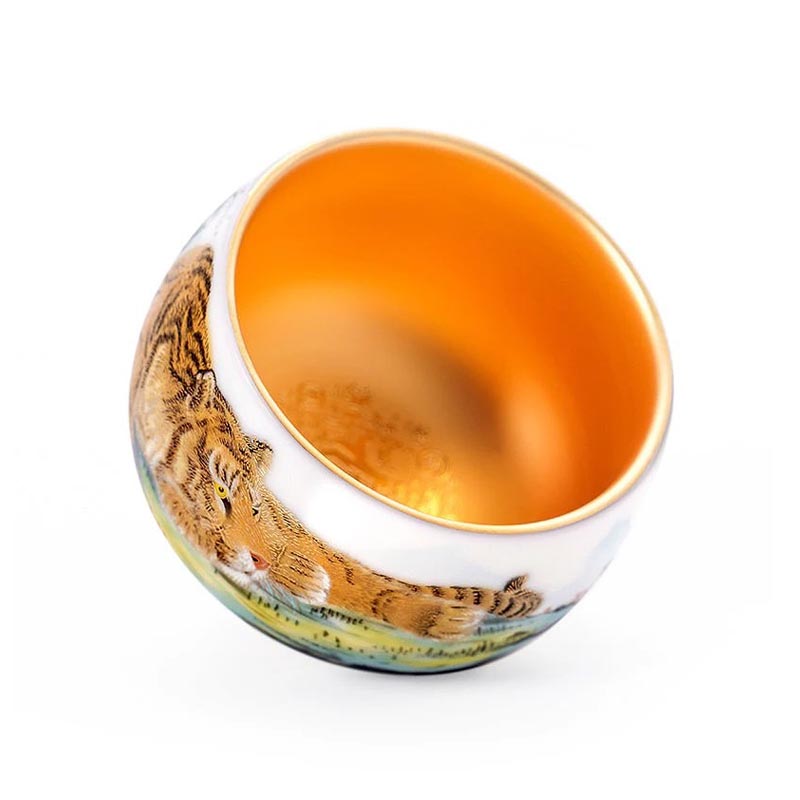 Aegis Tiger Jian Zhan Tenmoku Tea Cup