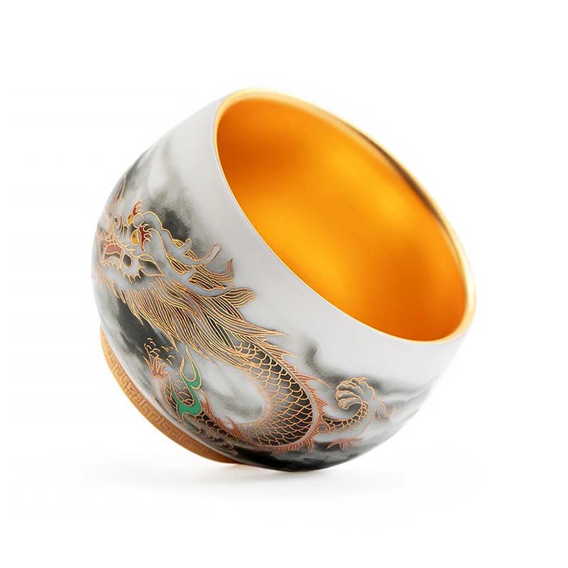 Azure Seraph Jian Zhan Tenmoku Tea Cup