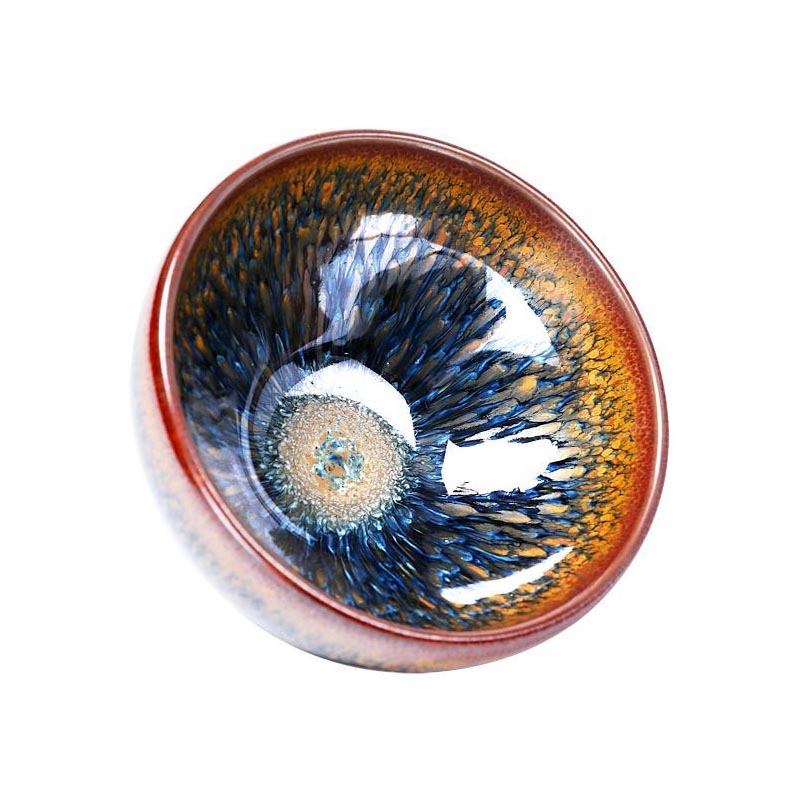 Boreal Glaze Jian Zhan Tenmoku Tea Cup