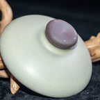White Shell Tenmoku Gaiwan Jian Zhan Handmade Lidded Tea Cup
