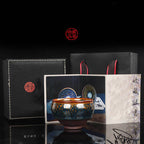 Blue Peacock Jianzhan Tenmoku Tea Cup