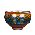 Blue Peacock Jianzhan Tenmoku Tea Cup
