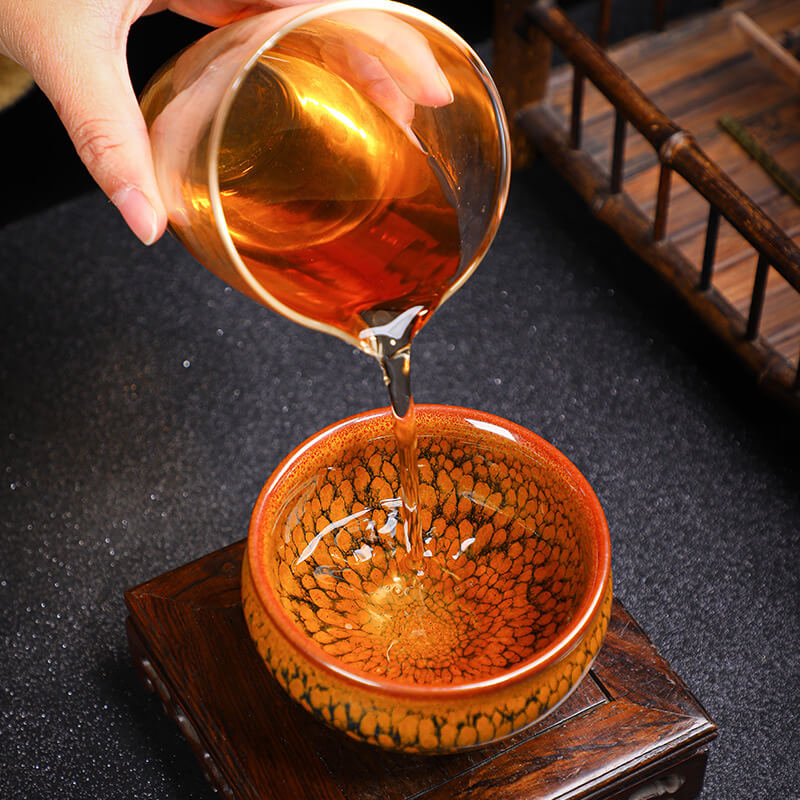 Partridge III Tenmoku Tea Cup Jian Zhan Bowl