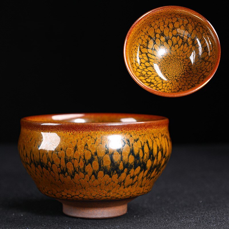Partridge III Tenmoku Tea Cup Jian Zhan Bowl