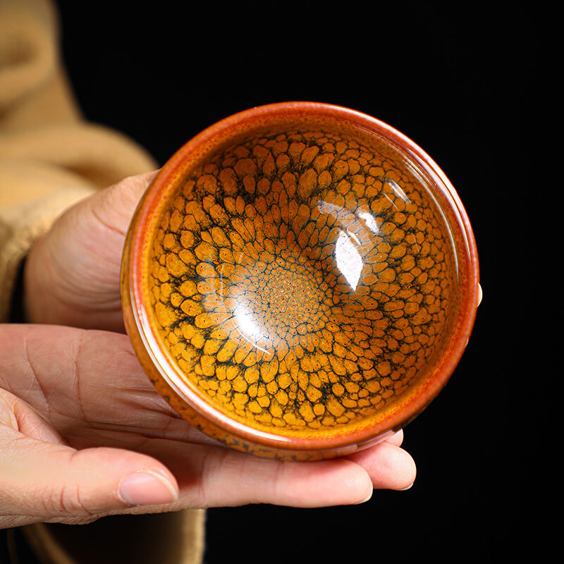 Partridge III Tenmoku Tea Cup Jian Zhan Bowl