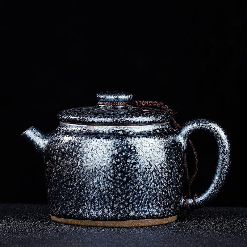 Tenmoku JIanzhan Oil Spot Dezhong Teapot