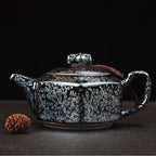 Tenmoku_Jianzhan_Oil_Spot_DuoBian_Teapot