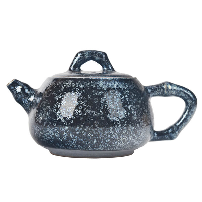 Tenmoku_Jianzhan_Oil_Spot_RuYiZhuJie_Teapot