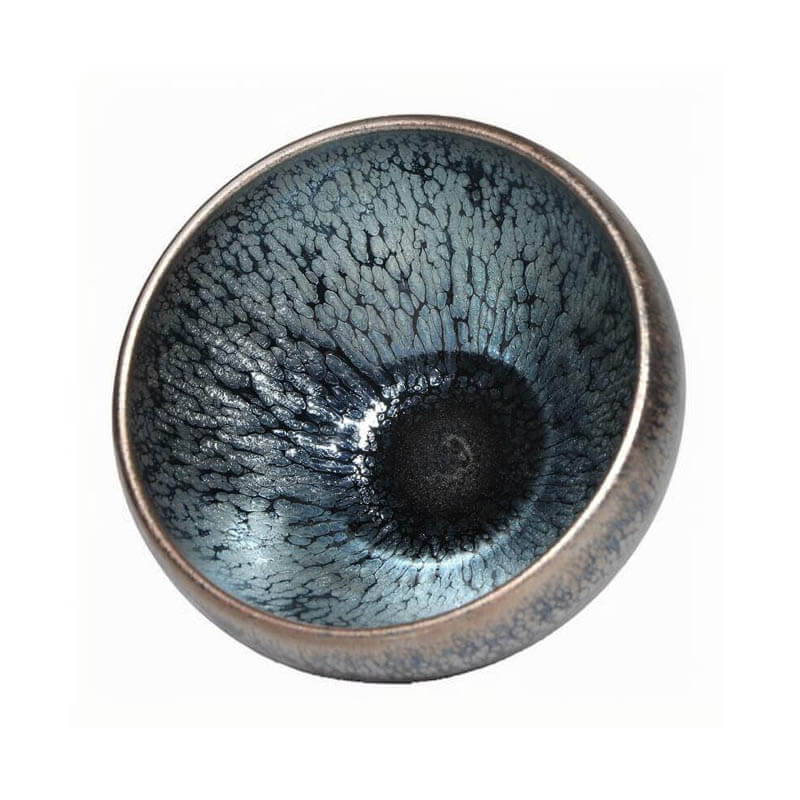 Tenmoku JIanzhan 8 Glaze Drips Tea Cup