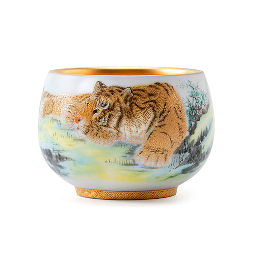 Aegis Tiger Jian Zhan Tenmoku Tea Cup
