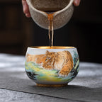 Aegis Tiger Jian Zhan Tenmoku Tea Cup