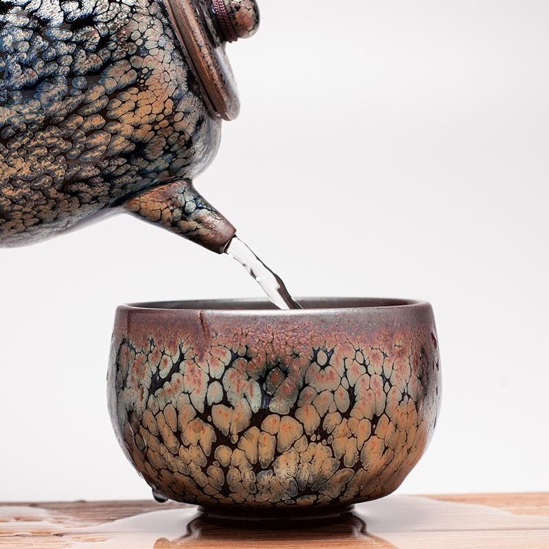 Deepsea Tenmoku Jian Zhan Teapot