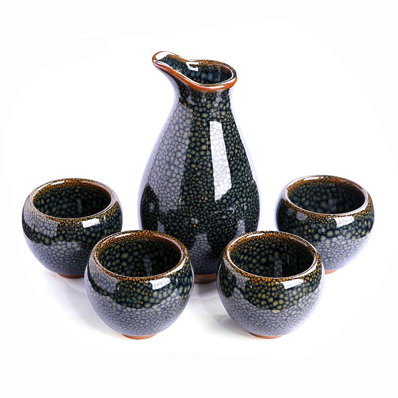 earth glazed sake set