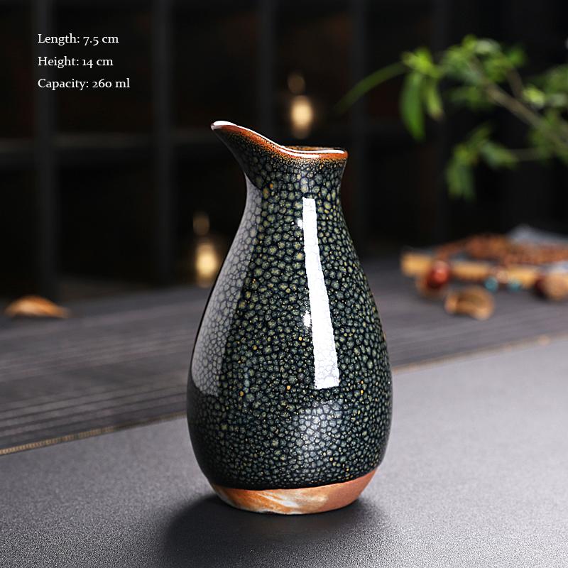 earth glazed sake set
