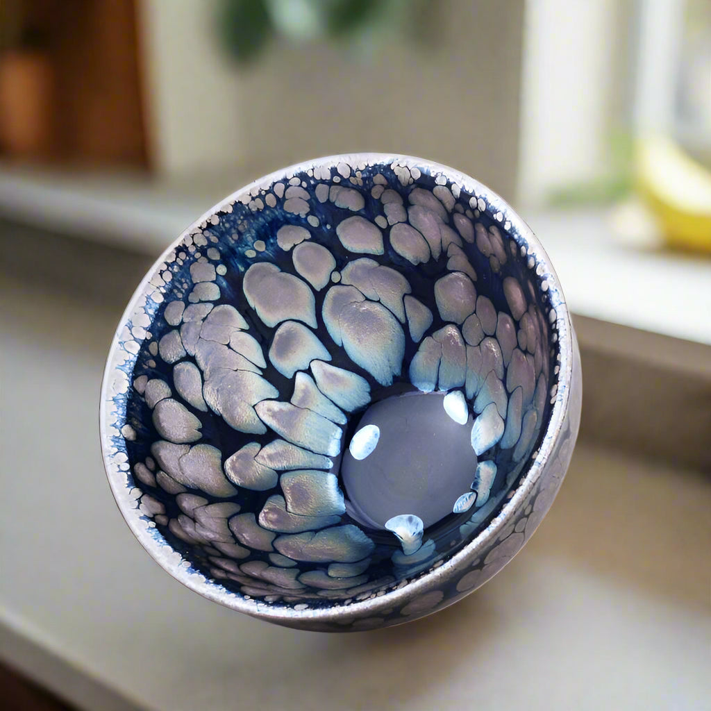 Butterfly Chawan Tenmoku Tea Bowl
