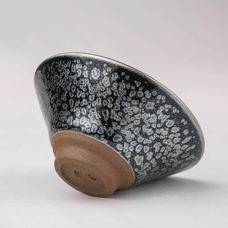 Eyes Tenmoku Jianzhan Black Glaze Tea Bowl