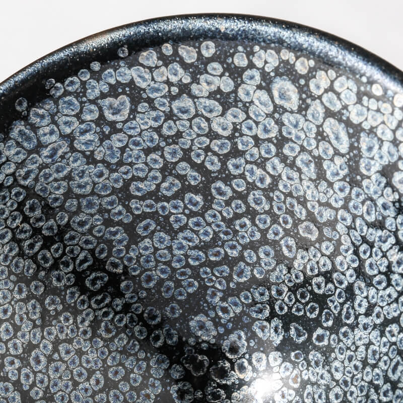 Eyes Tenmoku Jianzhan Black Glaze Tea Bowl