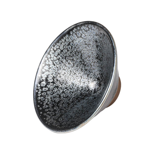 Eyes Tenmoku Jianzhan Black Glaze Tea Bowl