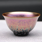 Bell Tenmoku Black Glaze Jian Zhan Oil Spot Bowl