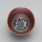 Bell Tenmoku Black Glaze Jian Zhan Oil Spot Bowl