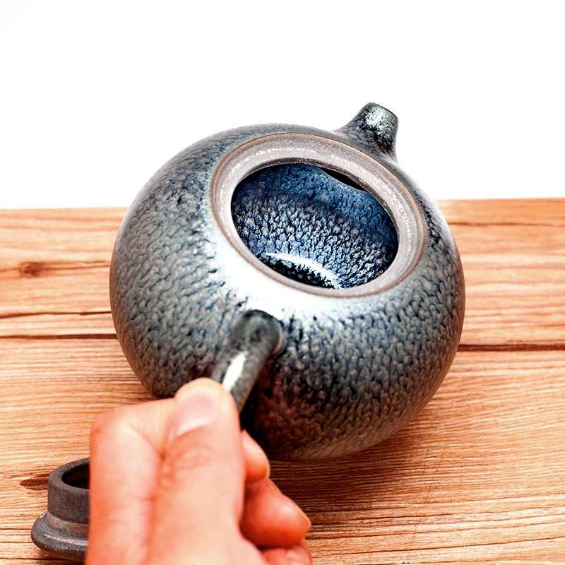 Starburst Tenmoku JIan Zhan Teapot