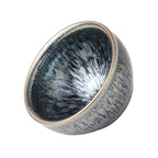 Ceramic Tenmoku Glaze Jianzhan Tea Bowl